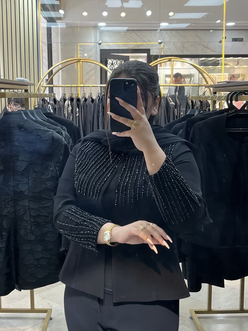 کراپ کت زنانه مجلسی مدل کریستال