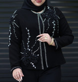 کراپ کت زنانه مجلسی مدل هلما