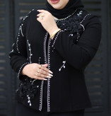کراپ کت زنانه مجلسی مدل هلما