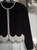 کراپ کت مجلسی زنانه مدل هلال