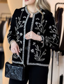 کراپ کت مجلسی زنانه مدل شاهانه