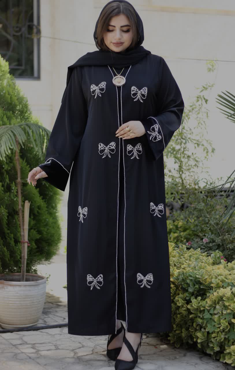 عبای مجلسی زنانه مدل پاپیون