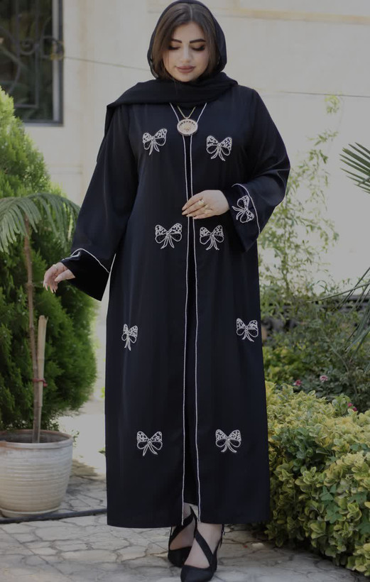 عبای مجلسی زنانه مدل پاپیون